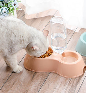 Pets Automatic Drinking Water Double Bowl